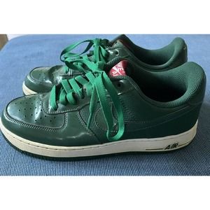 Nike Air Force 1 Low '07 Gorge Green/White Sneakers 315122-301 Men's Size 8.5